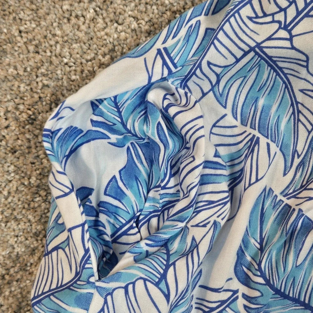 Island Batiks Hawaiian Maxi Dress Sleeveless Cover-Up One Sz Pockets Beach Boho